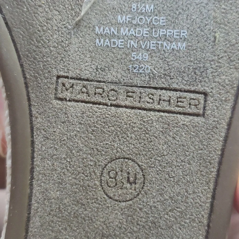NIB Marc Fisher Joyce Espadrille Platform Sandal Women's Size 8.5